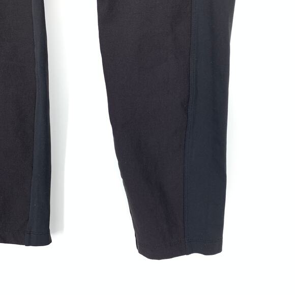Athleta Headlands Hybrid Tight Womens Size 10 Black Zip Pockets Zip Back Ankles - Picture 4 of 6